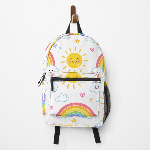 Item preview, Cute Kawaii Rainbows and Smiling Suns Seamless Pattern designed and sold by Owcomm.