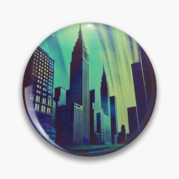 Item preview,  Neon Metropolis Skyline designed and sold by ClubVacay.