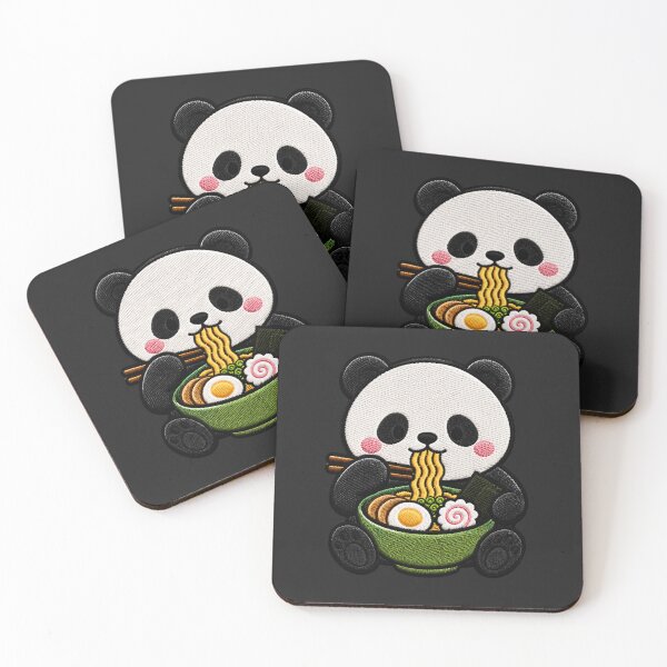 Item preview, Kawaii Panda with Ramen designed and sold by ColorSplash123.