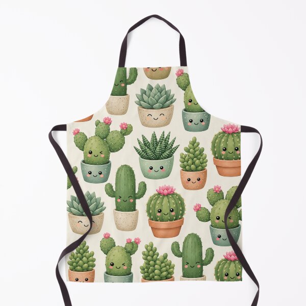 Item preview, Cute Happy Cacti Pattern designed and sold by Owcomm.