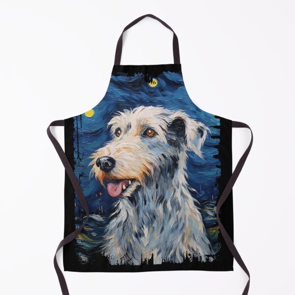 Item preview, Funny Irish Wolfhound Starry Night Illustration Mom Dad Kids designed and sold by rafaeltto.