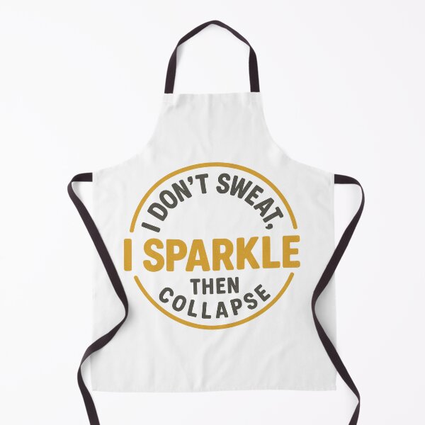 Item preview, I Don't Sweat I Sparkle Running Tee designed and sold by RhapsodyVariety.