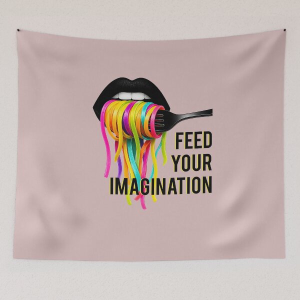 Item preview, Feed Your Imagination - Inspirational Art Graphic designed and sold by GraphicComet.