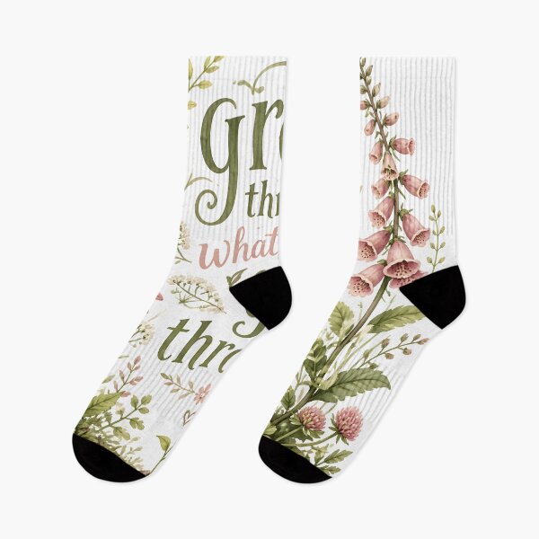 Item preview, Grow Through What You Go Through Wildflower Art designed and sold by Luna-Flow.