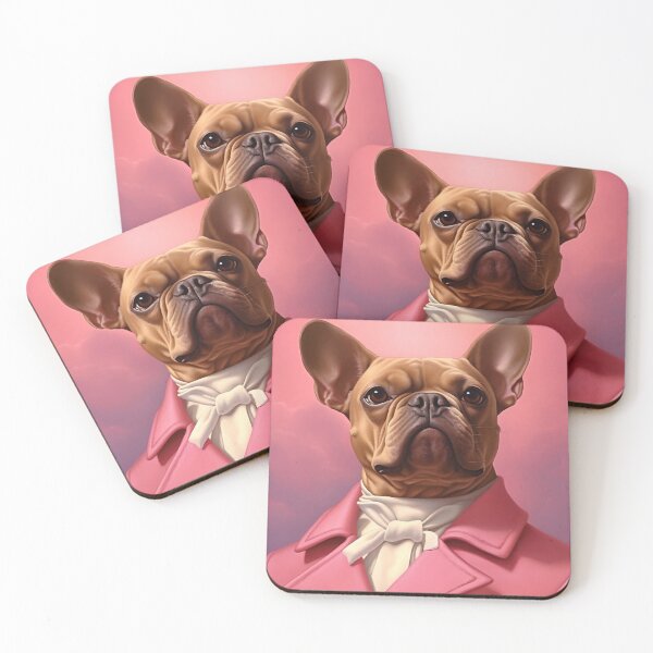 Item preview, Dog in a pink jacket and bow designed and sold by anytka.