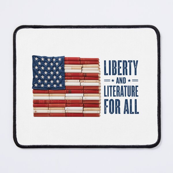 Item preview, Liberty And Literature For All American Patriot Book Lover designed and sold by HumansStuck12.