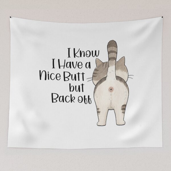 Item preview, Cute Cat Butt designed and sold by Squirrel Adventurous.