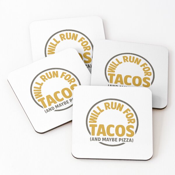 Item preview, Will Run For Tacos Funny Tee designed and sold by RhapsodyVariety.