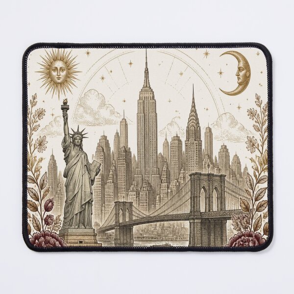 Item preview, New York City Vintage Ivory T-Shirt – Elegant NYC Gift for Women designed and sold by SunnyDesign82.