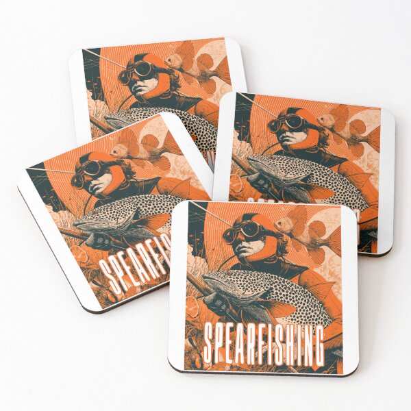 Item preview, Wall Art - Postcard - Poster: Spearfishing Adventure – Bold Underwater Hunt designed and sold by ForeverPrintsOK.