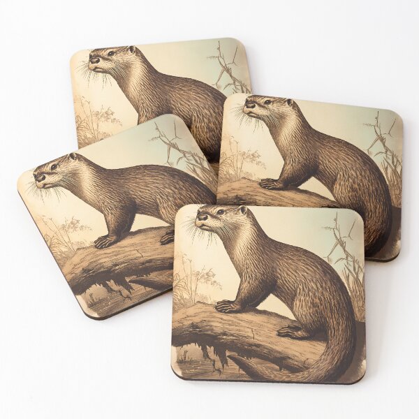 Item preview, Lontra — Gravura Botânica Vintage | Atlantic Forest designed and sold by AtlanticForest.