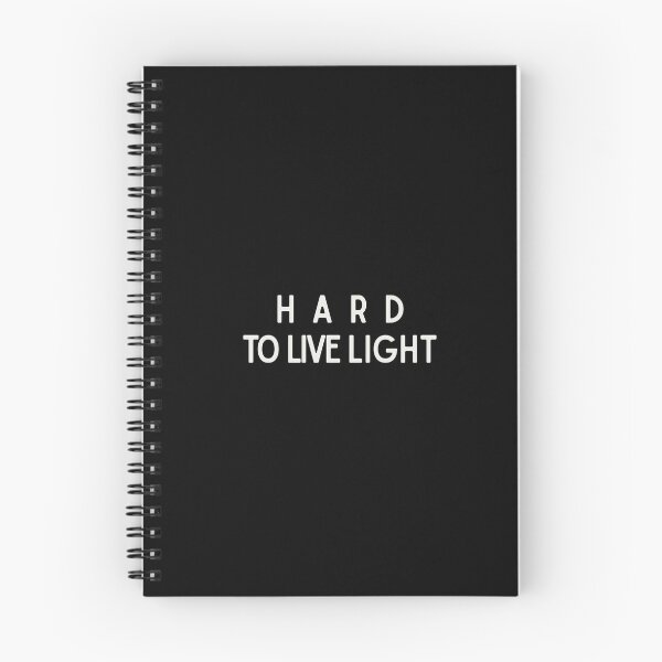 Item preview, White Basic Hard To Live Light Inspirational Quote Design designed and sold by luckyhue.