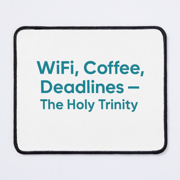 Item preview, Funny Remote Work Holy Trinity Tee designed and sold by RhapsodyVariety.