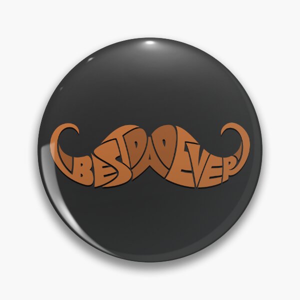 Item preview, Best Dad Ever - Moustache Typography designed and sold by rulamin.