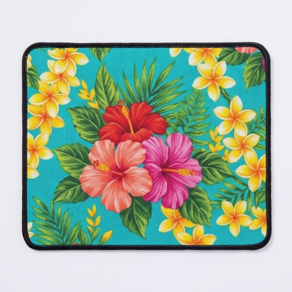 Item preview, Tropical Hibiscus and Plumeria Floral Pattern designed and sold by Owcomm.