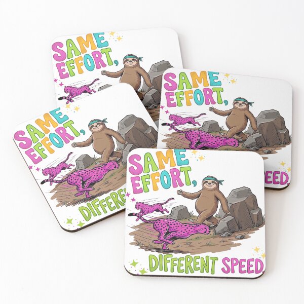Item preview, Same Effort, Different Speed | Multiple Sclerosis Awareness designed and sold by colorlings.