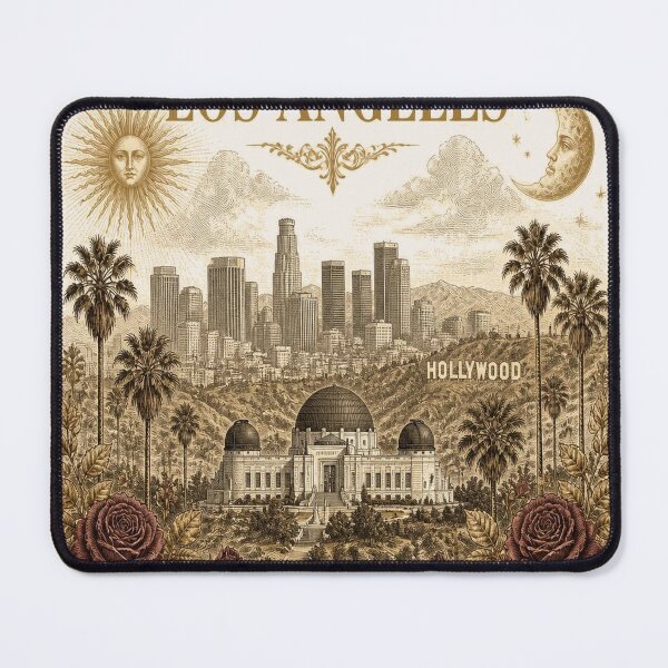 Item preview, Los Angeles Vintage Ivory T-Shirt – Elegant LA Gift for Women designed and sold by SunnyDesign82.
