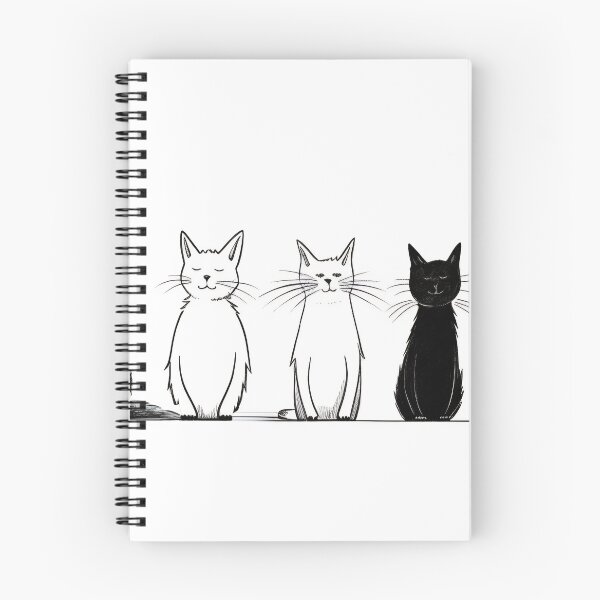 Item preview, Funny cat set. Cartoon pattern in flat illustration style. Cute cats sitting in line, diverse domestic cats. Wallpaper designed and sold by anytka.