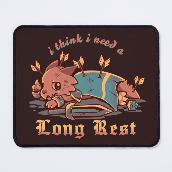 Item preview, I Think I Need a Long Rest designed and sold by TechraNova.