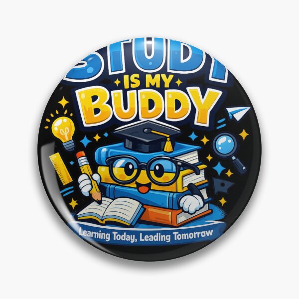 Item preview, Study Is My Buddy – Student Motivation T-Shirt designed and sold by Atharva-threads.