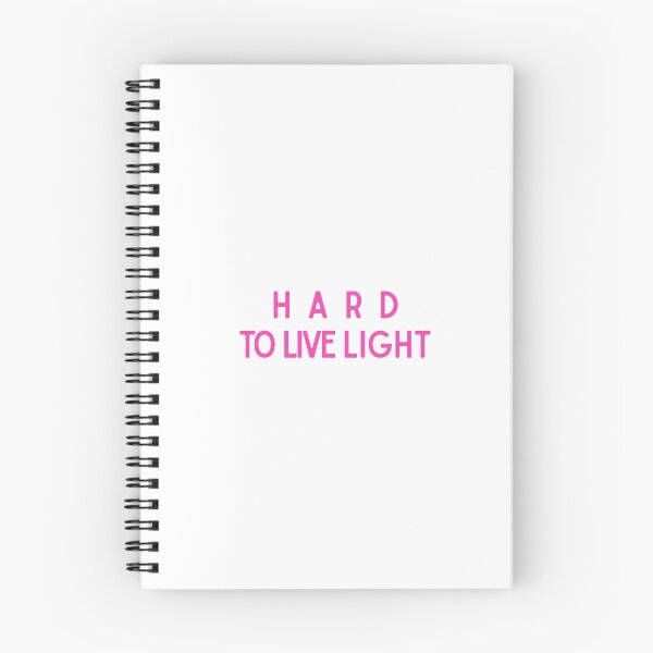 Item preview, Pink Basic Hard To Live Light Inspirational Quote Design designed and sold by luckyhue.