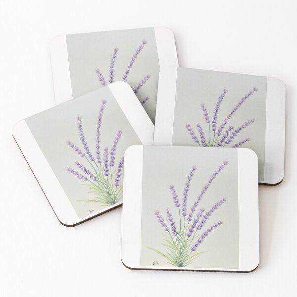 Item preview, The Rhythm of Lavender – Watercolor Painting designed and sold by MiniRadiance.