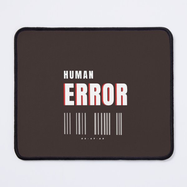 Item preview, HUMAN ERROR Techwear Barcode designed and sold by HeartAndArtShop.