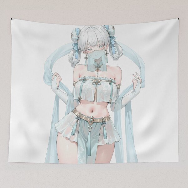 Item preview, Jinhsi White Blue Outfit Wuthering Waves designed and sold by KomiArts.