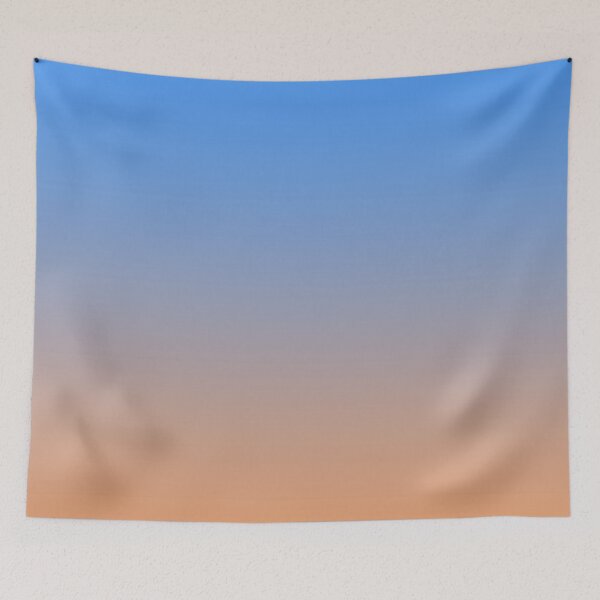 Item preview, Aesthetic Sunrise Gradient - Airy Blue & Pastel Orange Gradient designed and sold by Kodexstore.