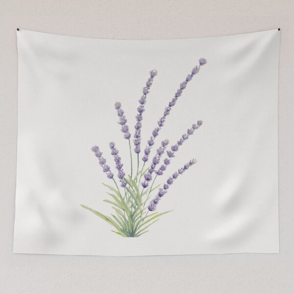 Item preview, The Rhythm of Lavender – Watercolor Painting designed and sold by MiniRadiance.