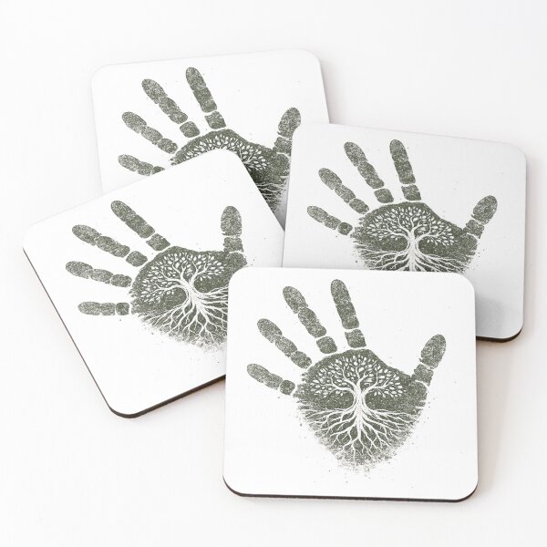 Item preview, Tree of Life Handprint - Vintage Nature Symbol designed and sold by BestDetailer.