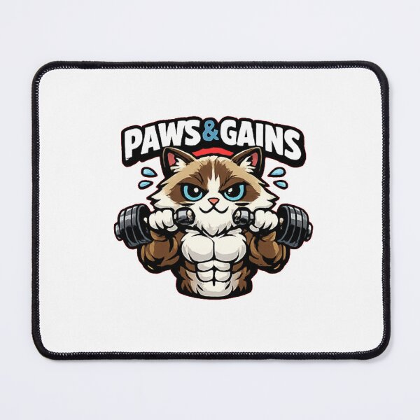 Item preview, Paws & Gains designed and sold by DailyQuestPrint.