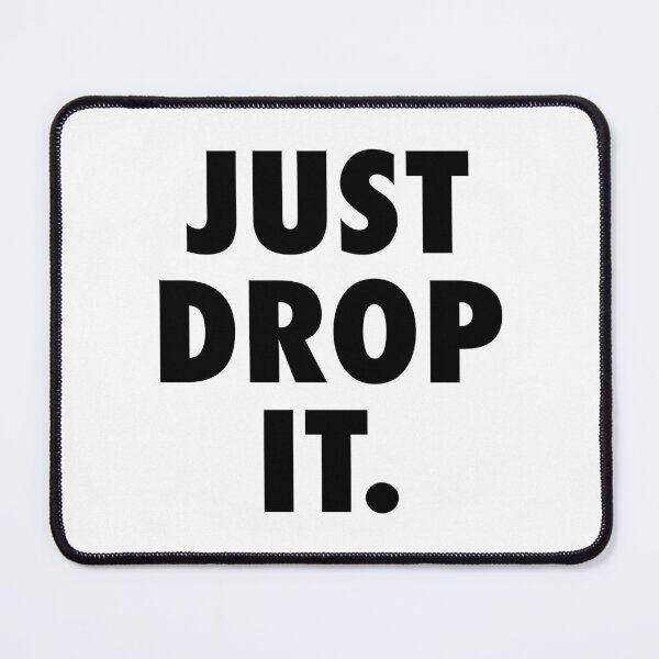 Item preview, Just Drop It Minimal Typography Design designed and sold by Siwana.