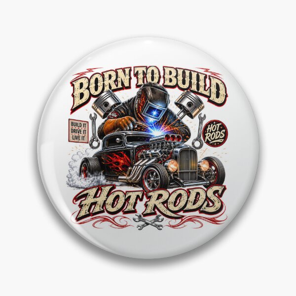 Item preview, Born to Build Hot Rods | Hot Rod Builder & Classic Car Enthusiast T-Shirt designed and sold by Danny's Tees.