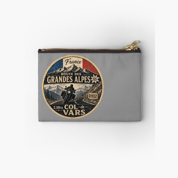Item preview, Col de Vars Route des Grandes Alpes Motorcycle TShirt & Sticker 05 designed and sold by OuterShellUK.