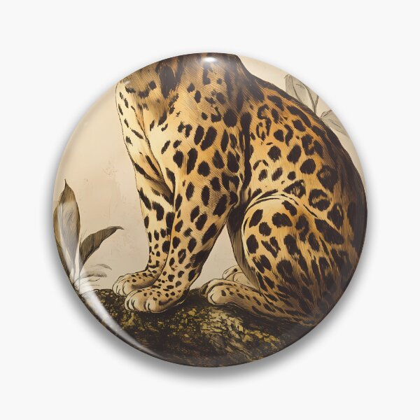 Item preview, Onça-Pintada — Ilustração Científica Vintage | Atlantic Forest designed and sold by AtlanticForest.