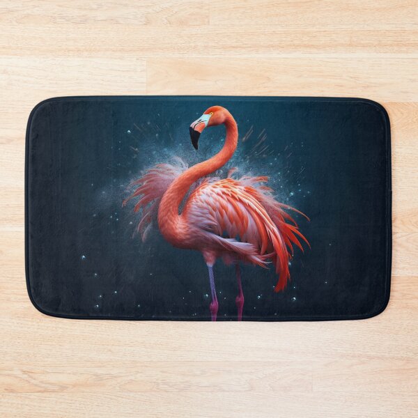 Item preview, Portrait of a flamingo on a colorful background. Emotive portrait designed and sold by anytka.