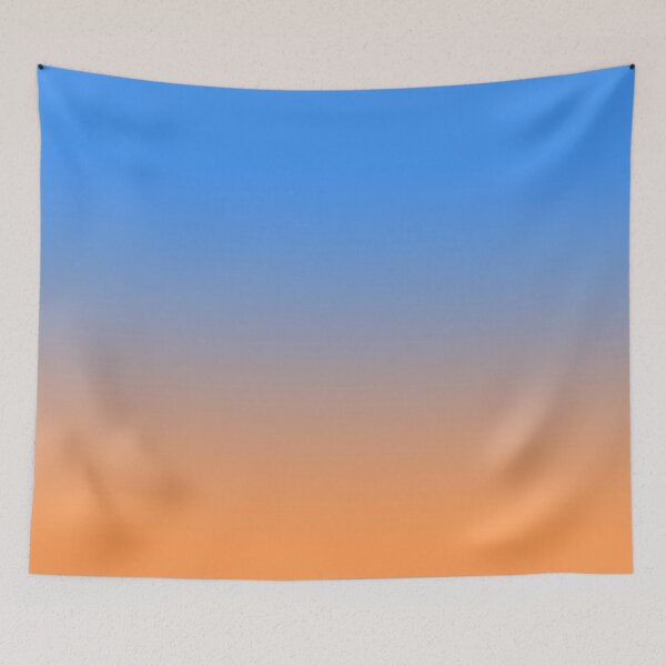 Item preview, Aesthetic Sunrise Gradient - Airy Blue & Pastel Orange Gradient designed and sold by Kodexstore.