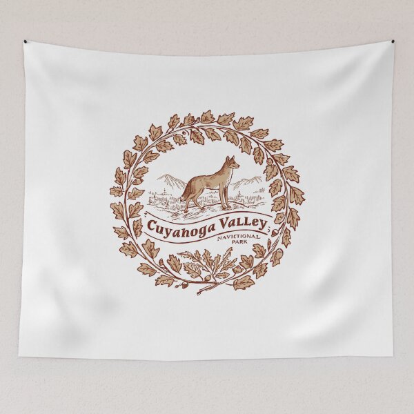 Item preview, Cuyahoga Valley Navictional Park Ohio Coyote Hiking Wildlife Explorer designed and sold by Simsimah26Parks.