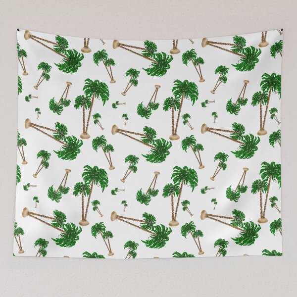 Item preview, Palm Trees Christmas Lights Design Part of Coastal Christmas Collection in Pink, Blue and Sand designed and sold by PD-Coastal.