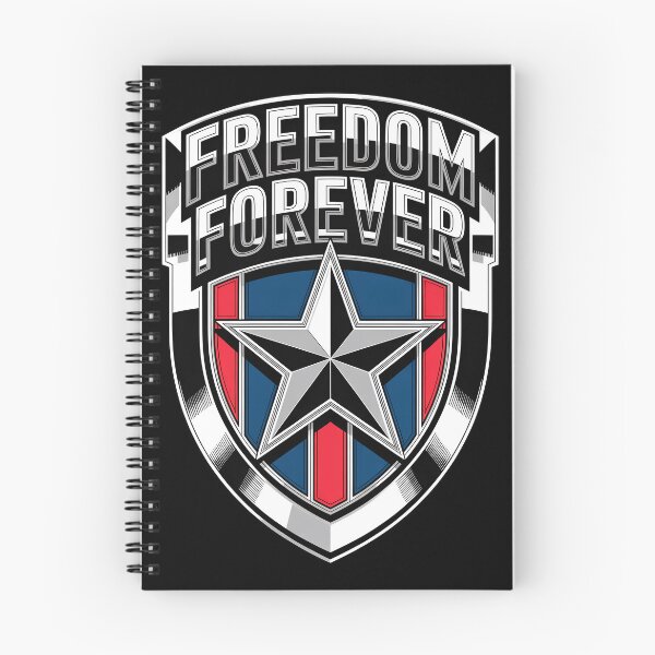 Item preview, Freedom Forever Patriotic Star Shield Emblem designed and sold by OldGloryForge.