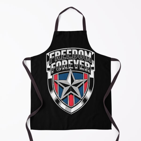 Item preview, Freedom Forever Patriotic Star Shield Emblem designed and sold by OldGloryForge.