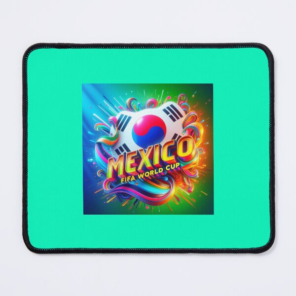Item preview, Mexico FIFA World Cup With Korean Flag Bright 3D  designed and sold by PaintMeWorld.