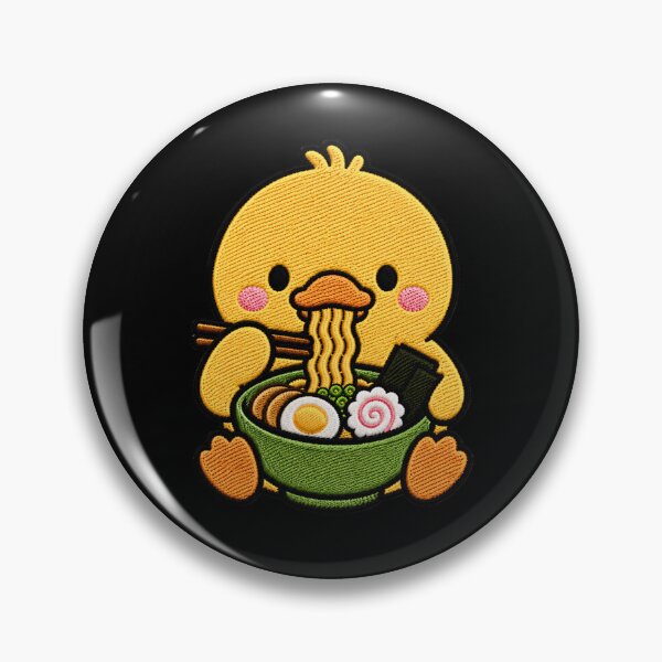 Item preview, Kawaii Duck with Ramen designed and sold by ColorSplash123.