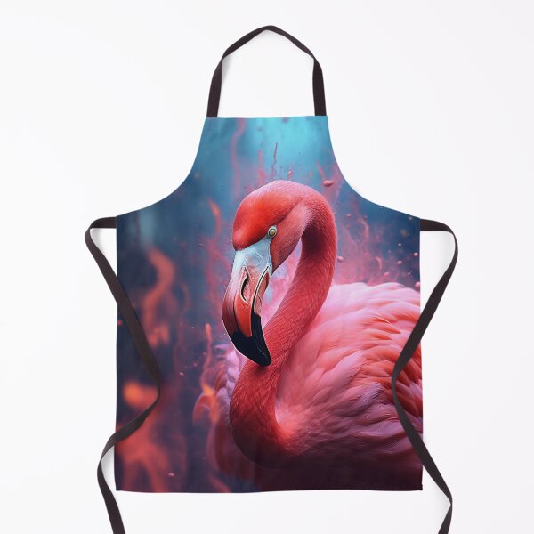 Item preview, Portrait of a flamingo on a colorful background. Emotive portrait designed and sold by anytka.