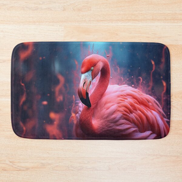 Item preview, Portrait of a flamingo on a colorful background. Emotive portrait designed and sold by anytka.