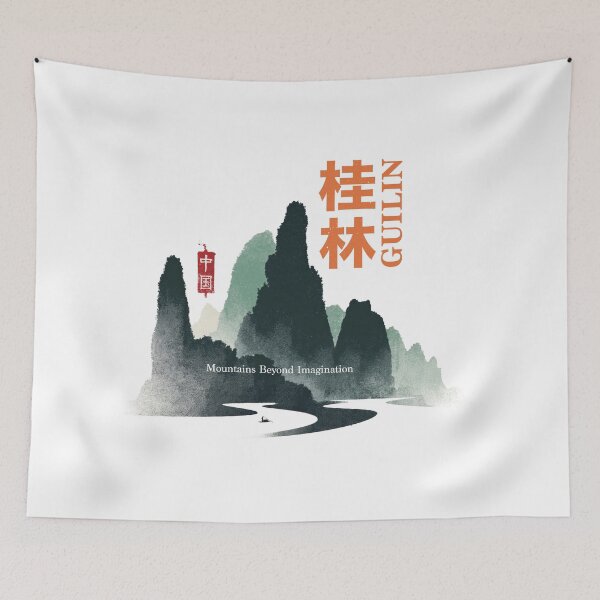 Item preview, Mystical Guilin Mountains Beyond Imagination Scenery designed and sold by EdvvinStudios.