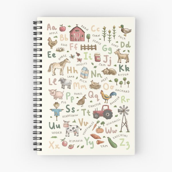 Item preview, Farm Alphabet designed and sold by Those Pencil Shavings.