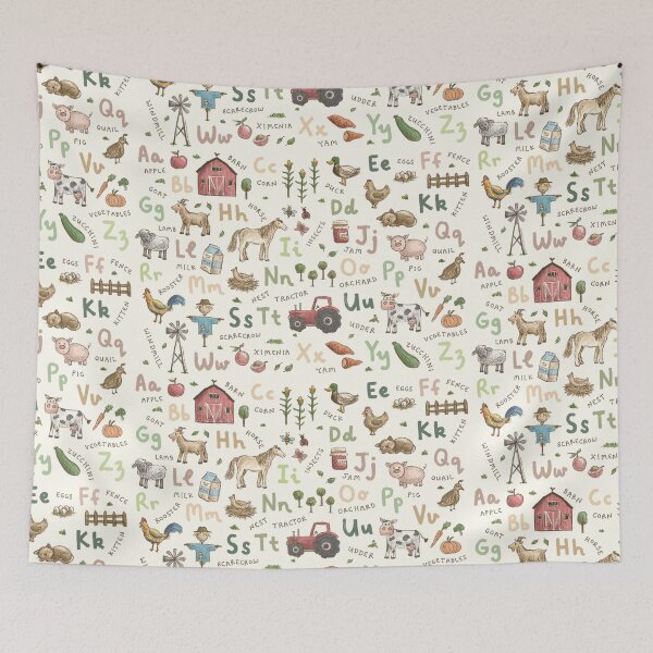 Item preview, Farm Alphabet designed and sold by Those Pencil Shavings.