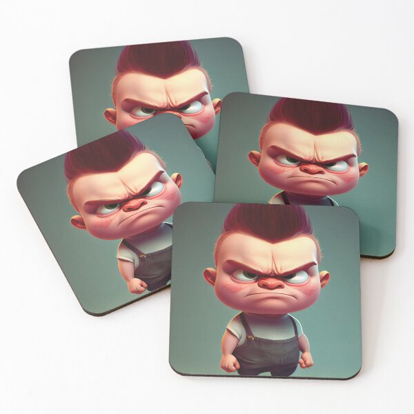 Item preview, Fantasy creature illustration. Cartoon with myth fairy tale character, fantastic beast or monster. The character is angry designed and sold by anytka.